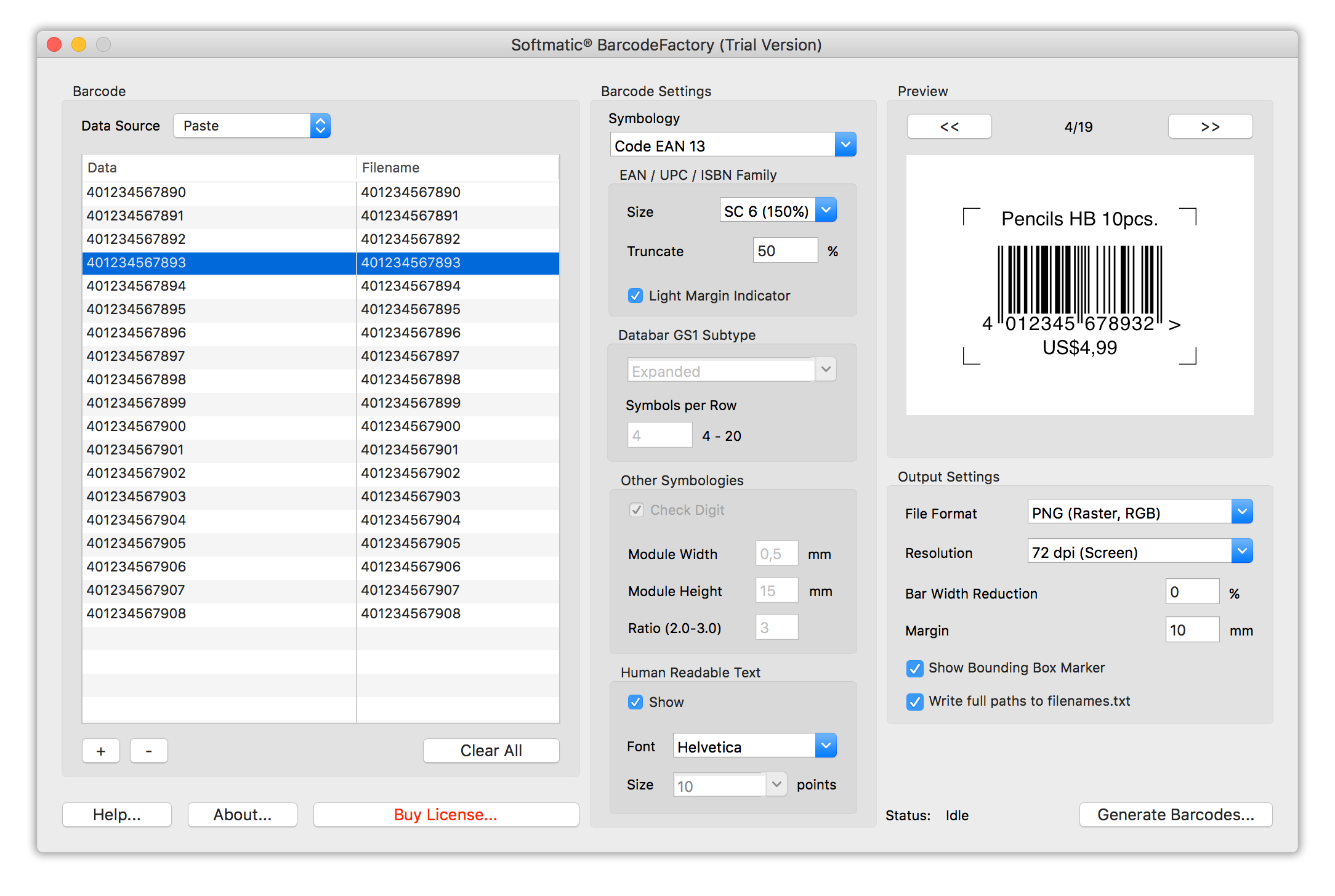 Barcode Generator Free Software Mac